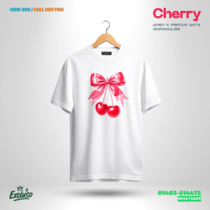 Cherry Women's Drop Shoulder T-Shirt